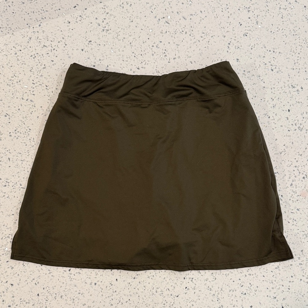 Olive Green Women's Skort